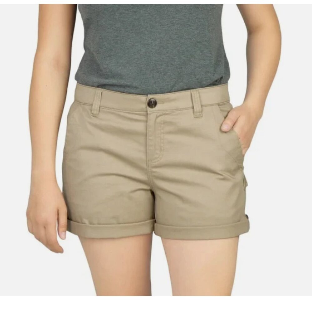 Boston Traders Ladies’ Rolled Hem Bermuda Short 4 Pockets Roll Unroll
